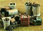 Model Tech Studios D1066P N Scale Pre Aged Gabarge Piles #1