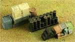 Model Tech Studios D1077 N Scale Freight Dock Clutter