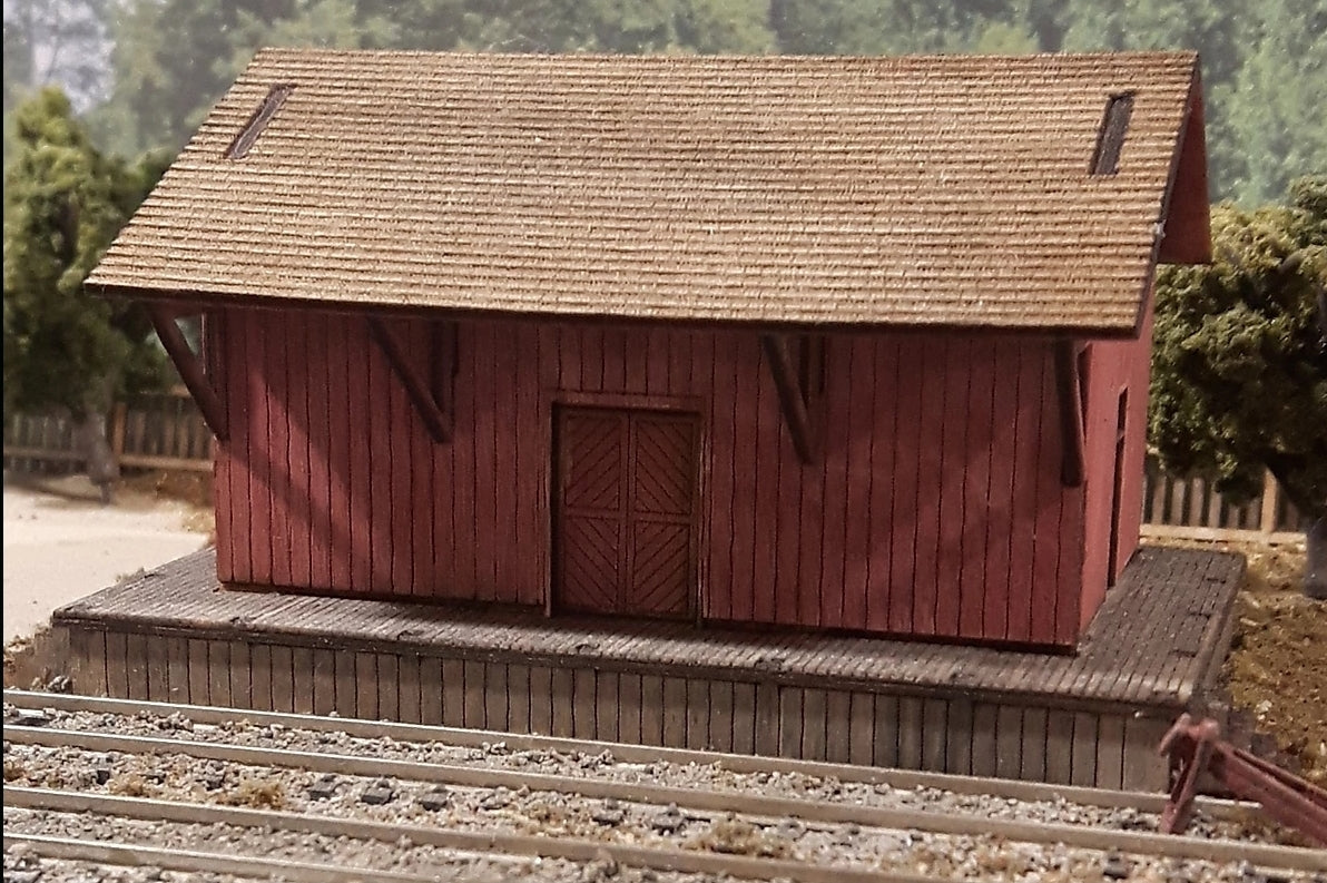 Osborn Model Kits 3121 N General Purpose Freight Shed Kit Trainz