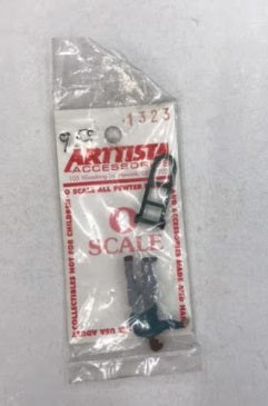 Arttista 1323 O Scale Man w/Hand Cart Pewter Figure