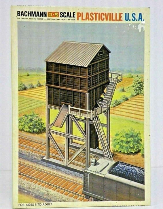 Bachmann 1975 O And S Plasticville Coal Elevator Classic Building Kit