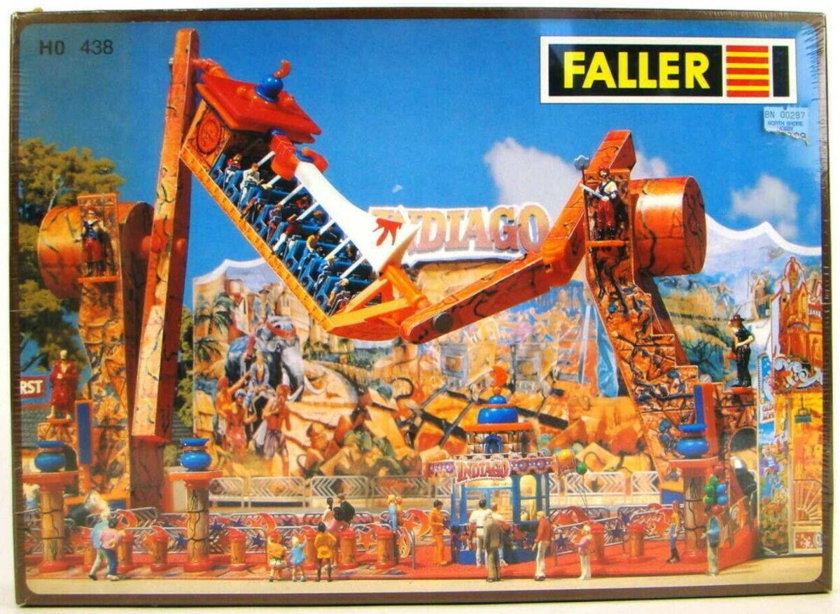 Faller Model Rides Faller 438 HO Scale Indiago Amusement Park Ride Kit – Trainz