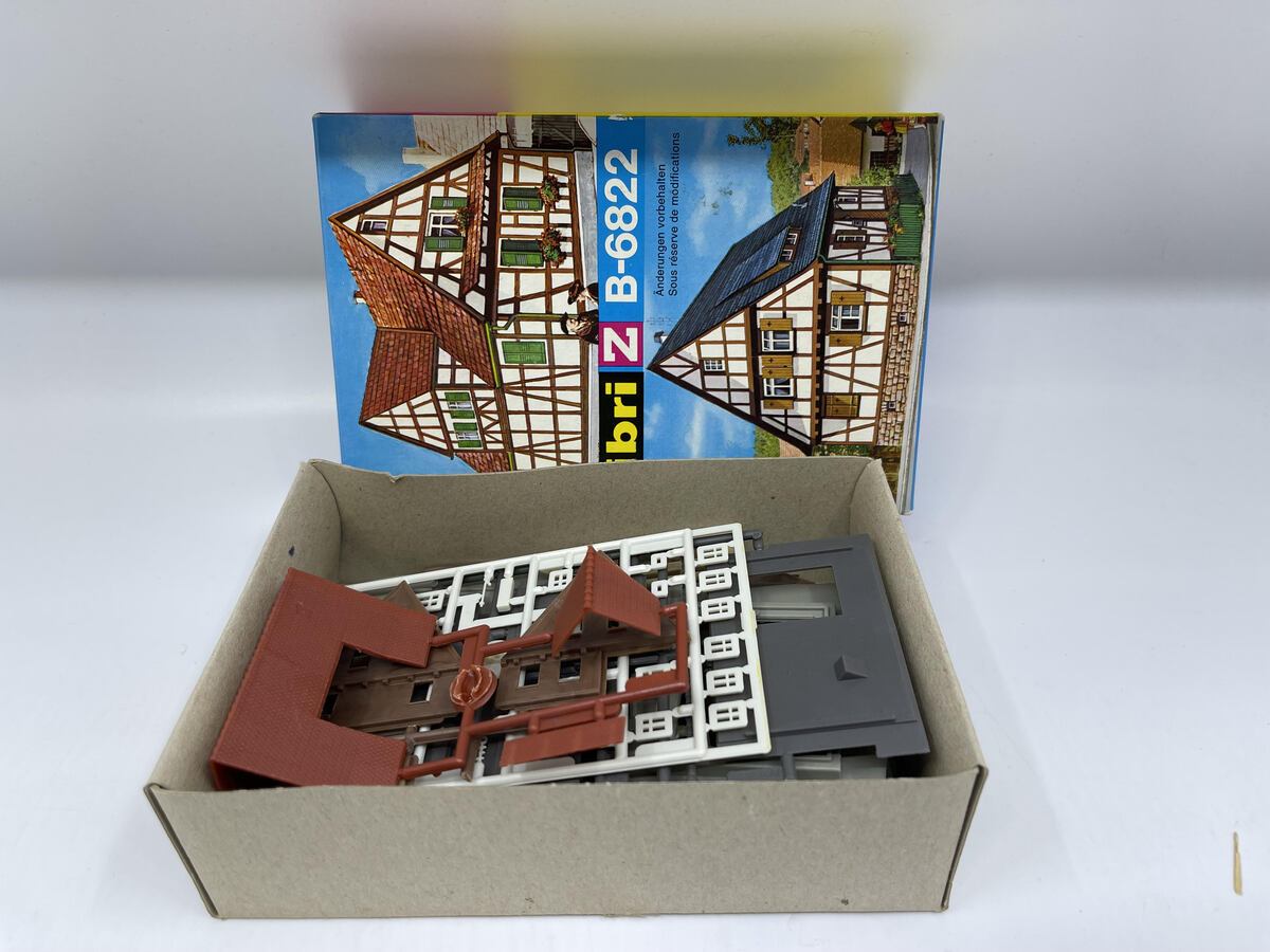 Kibri B-6822 Z Scale 2 Timber Framed Building Kit
