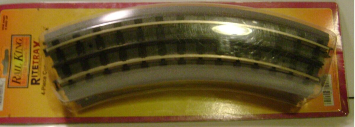 MTH 30-1002-4 Curved Track (Pack of 4)