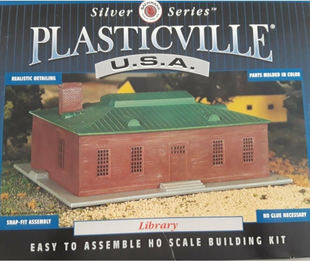 Plasticville 45524 HO Library Kit