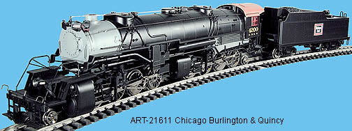 Aristo-Craft 21611 CB&Q 2-8-8-2 Mallet Steam Locomotive