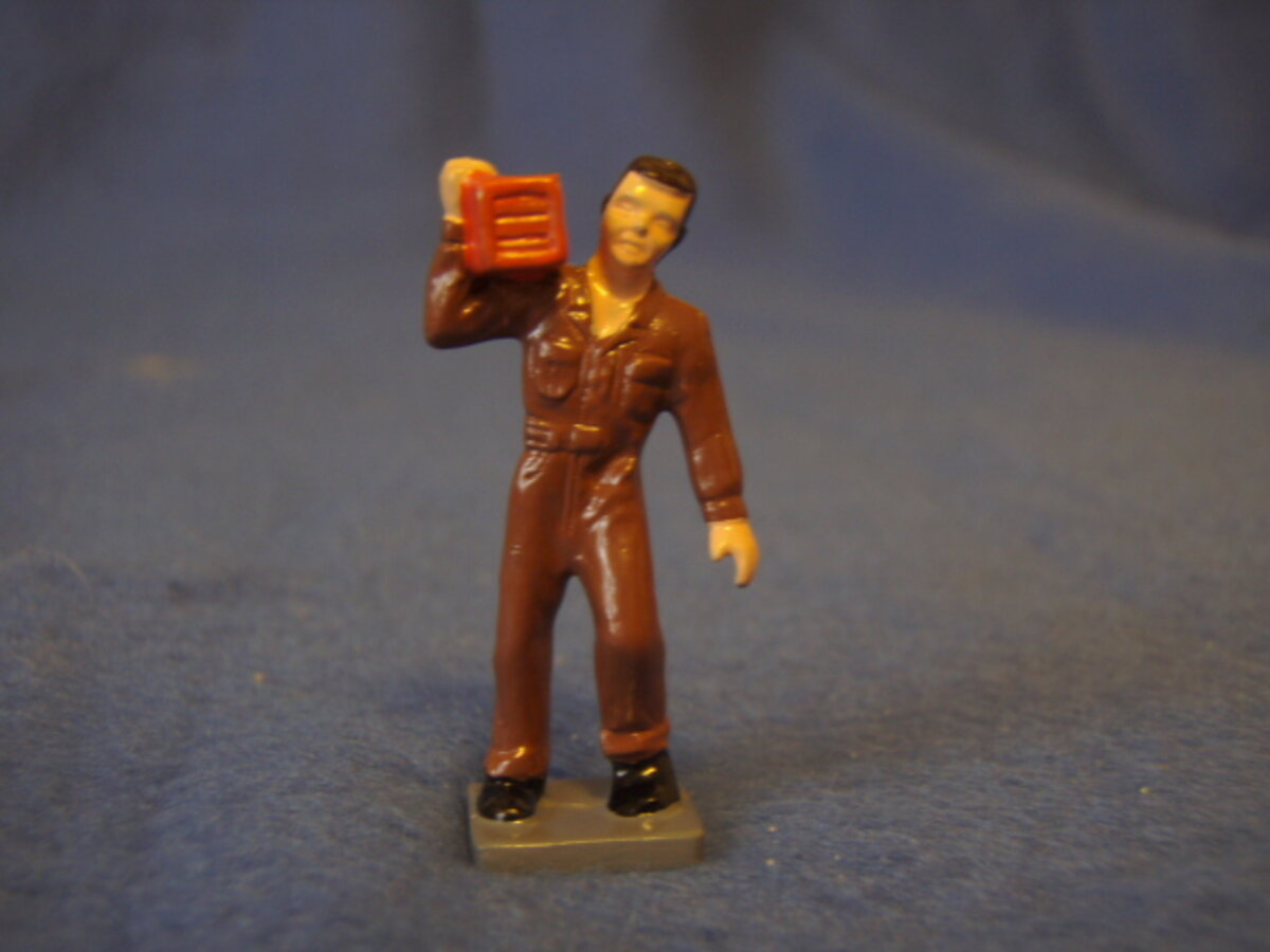 T&C F012 Pewter Man w/Package in Brown