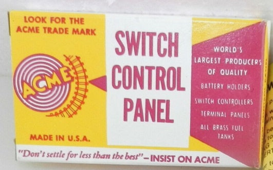 Acme 401 Switch Control Panel For 1 Switch