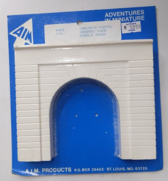 AIM 511 HO Tunnel Portal, Double, Cut Stone Pre-Finished