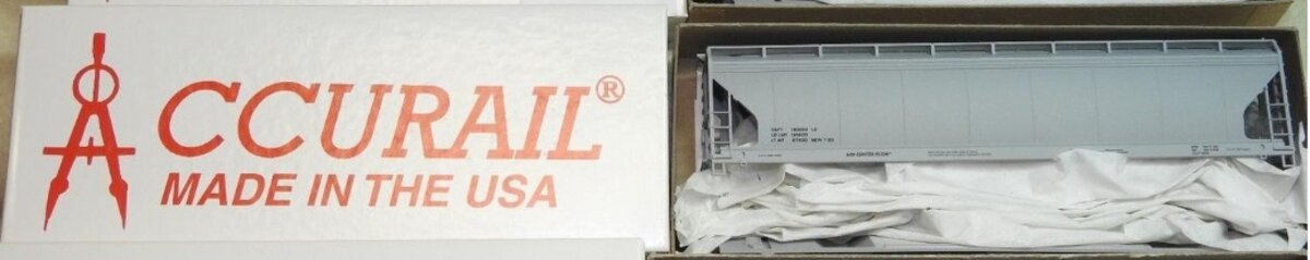 Accurail 2096 HO Data Only ACF 3-Bay Centerflow Hopper Kit