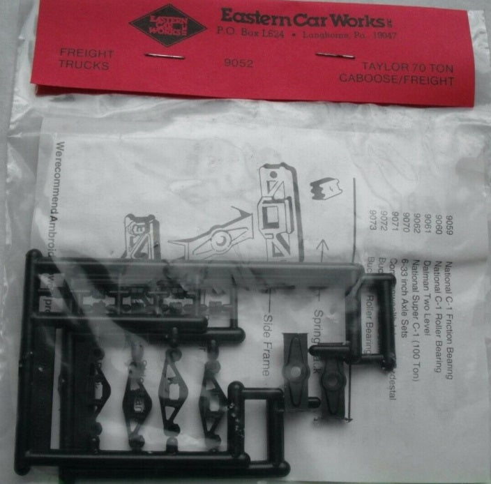 Eastern Car Works 9052 HO Taylor 70t Ton Caboose/Freight Kit