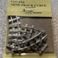 Alexander Scale 9803 HO 2" Radius Curve Mine Track (Pack of 4)