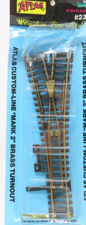 Atlas 230 HO Brass Mark 2 WYE Switch Turnout