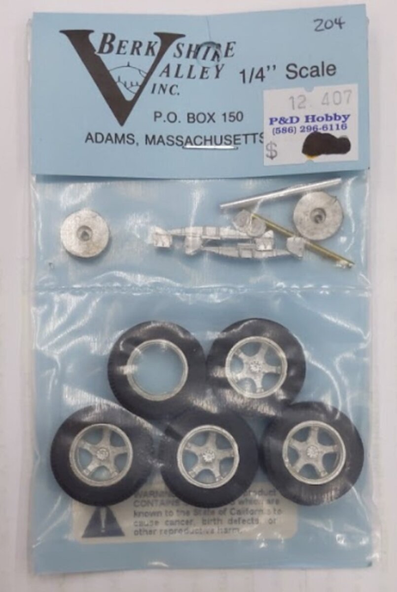 Berkshire Valley 224 O Single Axle Re-Fit Star Rim Rubber Tires