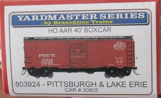 Branchline Trains 803924 HO Pittsburgh & Lake Erie AAR 40' Boxcar # 30805 Kit