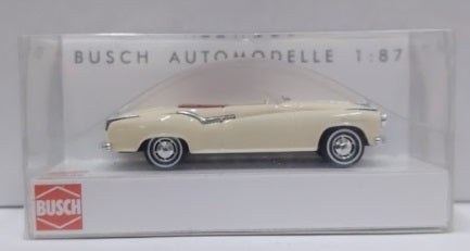 Busch 43150 HO Cream Colored 1958 Borgward Isabella Convertible