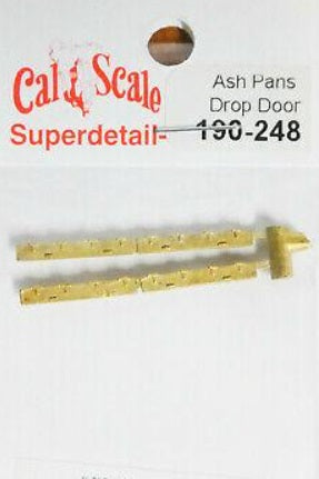 Cal Scale 190-248 HO Steam Loco Ash Pans (Brass Castings) Drop-Door Type