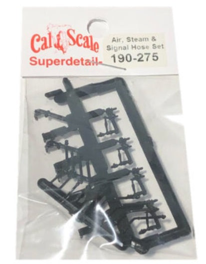 Cal Scale 190-275 HO Air Steam & Signal Hose Passenger & Reefer Plastic Set