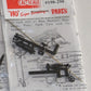 Cal Scale 190-290 HO KC Airbrake Set - Black Plastic