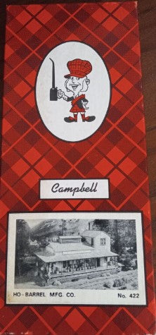 Campbell Scale Models 422 HO Richmond Barrel Manufacturing Company Kit