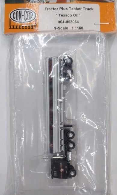 Con-Cor 04-003064 N Texaco Oil Tractor Plus Tanker Truck