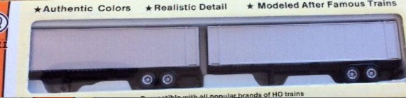 Con-Cor 0004-008350 HO 45' Rivet Side Sea Container Undecorated