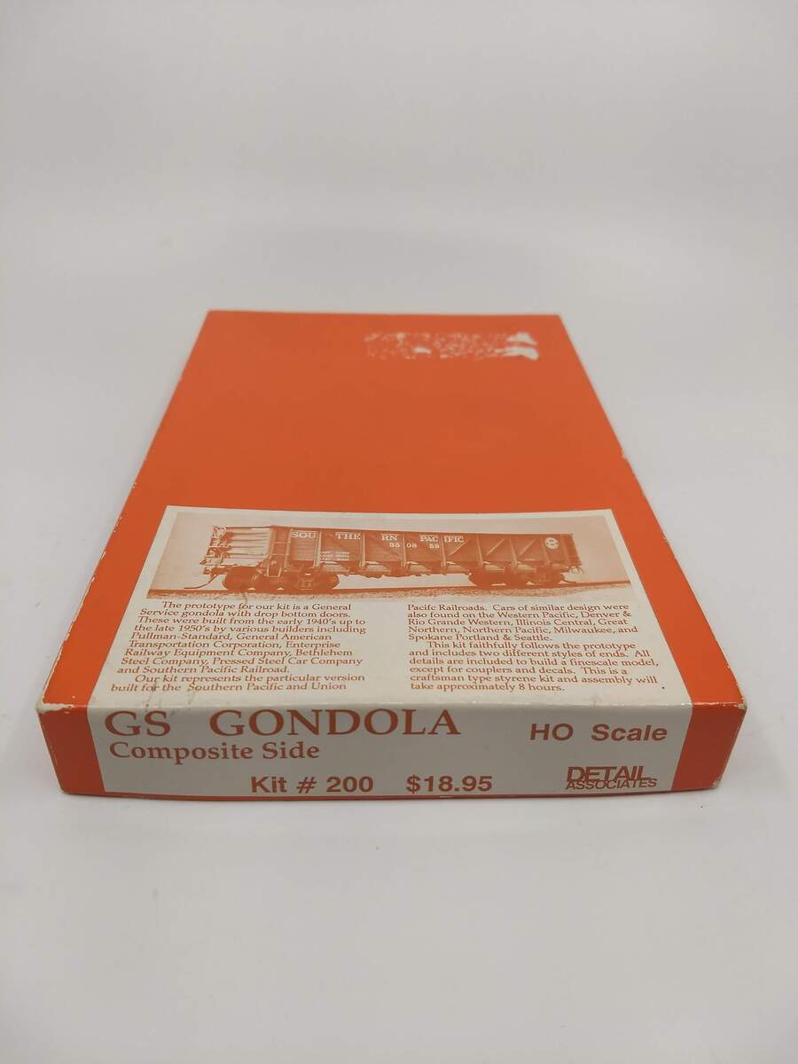 Detail Associates 200 HO 40' Composite Side GS Gondola Kit