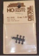 Detail Associates 3101 HO EMD Style Fuel Gauge (Pack of 6)