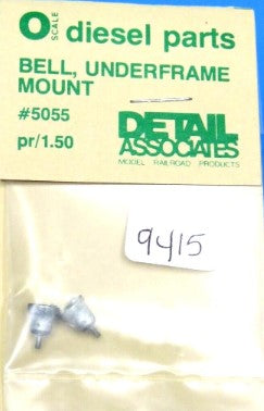Detail Associates 5055 O Underframe Mount Metal Bell