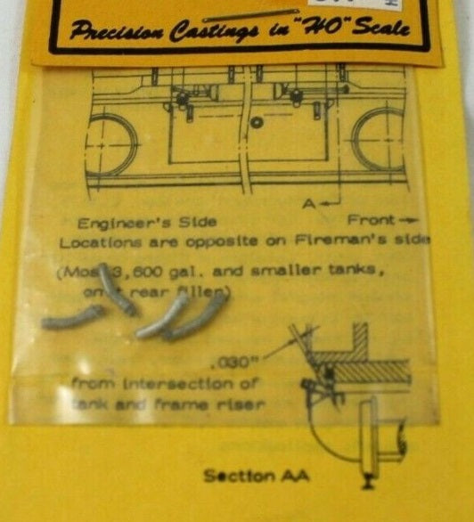 Details West FF-166 HO Scale Fuel Fillers for EMD Road Units (Pack of ...