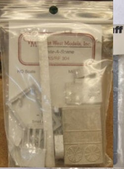 Great West Models 304 HO Scale Assort Roof Details / Set 3