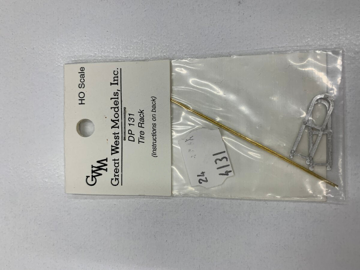 Great West Models 4131 HO Scale Tire Rack (Bag of 2)