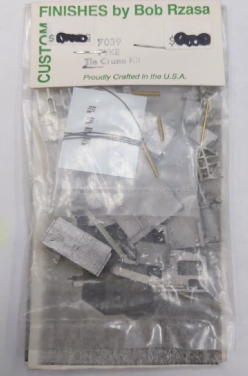 Custom Finishes 7039 HO Unpainted PYKE Tie Crane Kit