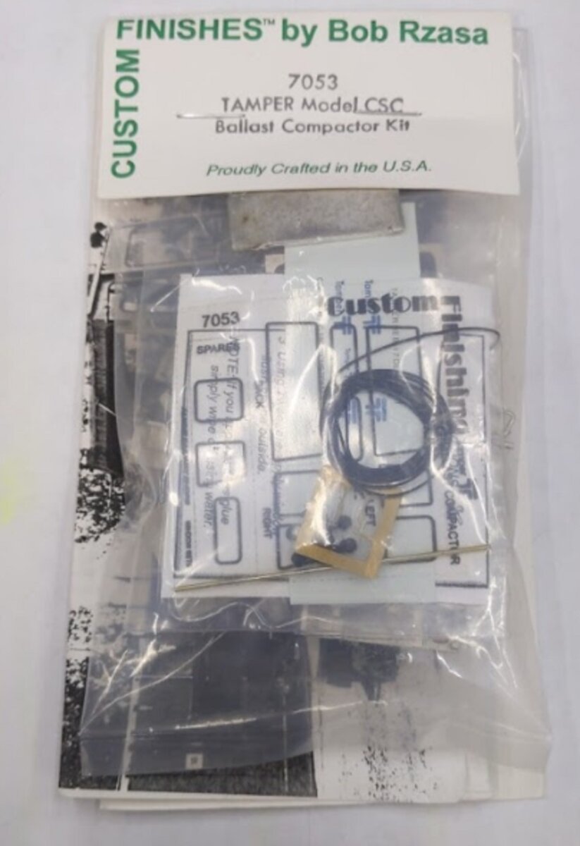 Custom Finishes 7053 HO Unpainted Tamper Model CSC Ballast Compactor M ...