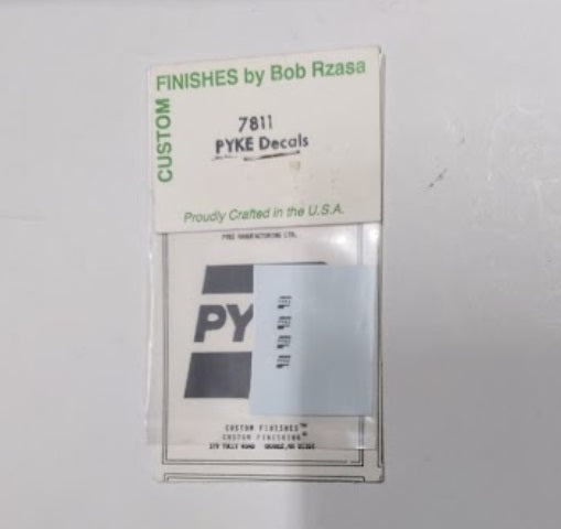 Custom Finishing 7811 Pyke decals