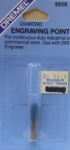 Dremel 9929 Engraving Point Diamond Use With 290 Engraver