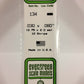 Evergreen Scale Models 134 .030" x .080" x 14" Polystyrene Strips (Pack of 10)