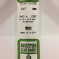 Evergreen Scale Models 147 .040" x .156" x 14" Polystyrene Strips (Pack of 10)