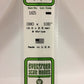 Evergreen Scale Models 165 .080" x .100" x 14" Polystyrene Strips (Pack of 8)