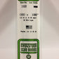 Evergreen Scale Models 168 .080" x .188" x 14" Polystyrene Strips (Pack of 8)