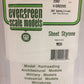 Evergreen Scale Models 2060 .013" x .060" x 6" x 12" Polystyrene V-Groove Siding
