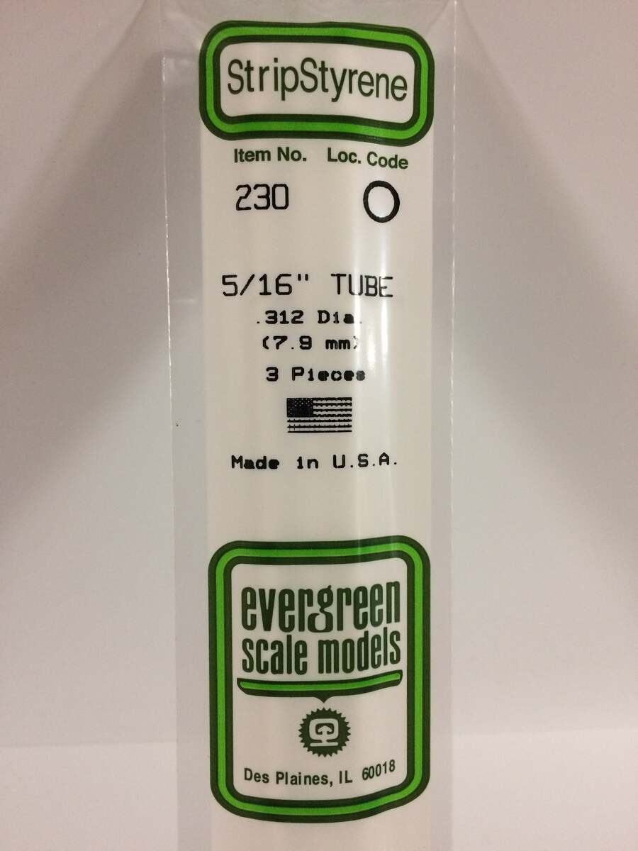 Evergreen Scale Models 230 .312