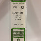 Evergreen Scale Models 231 .344" x 14" Polystyrene Round Tubing (Pack of 2)