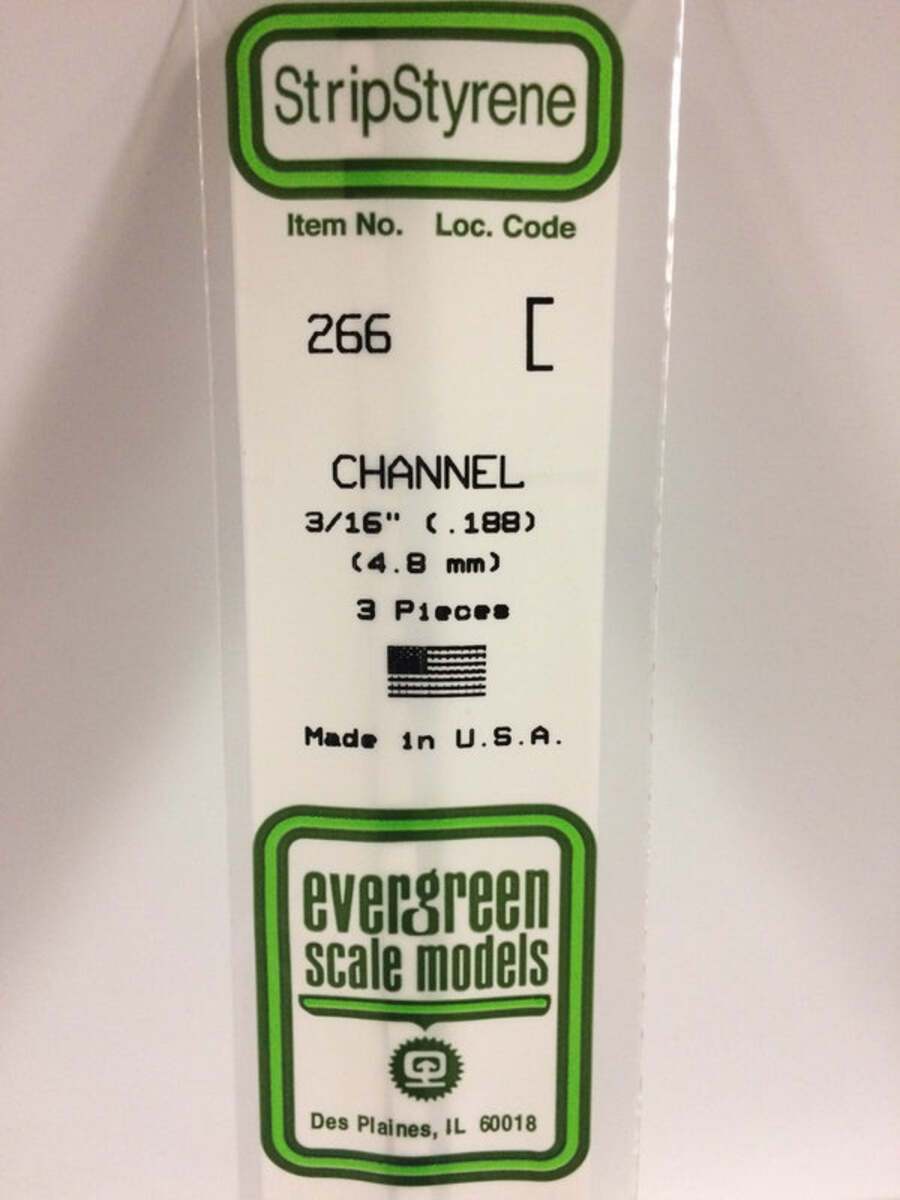 Evergreen Scale Models 266 .188