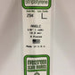 Evergreen Scale Models 294 Angle L .125" x 14" Polystyrene (Pack of 3)