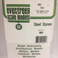 Evergreen Scale Models 4501 1/16" x 6" x 12" Polystyrene Square Tile