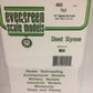Evergreen Scale Models 4505 1/4" x 1/4" x 6" x 12" Polystyrene Square Tile
