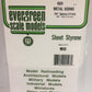 Evergreen Scale Models 4526 .040" x 0.40" Polystyrene Corrugated Siding