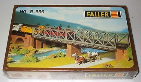 Faller B-556 HO Scale Bridge Abutments Plastic Building Kit