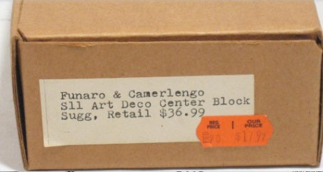 Funaro & Camerlengo S11 HO Art Deco Center Block Kit